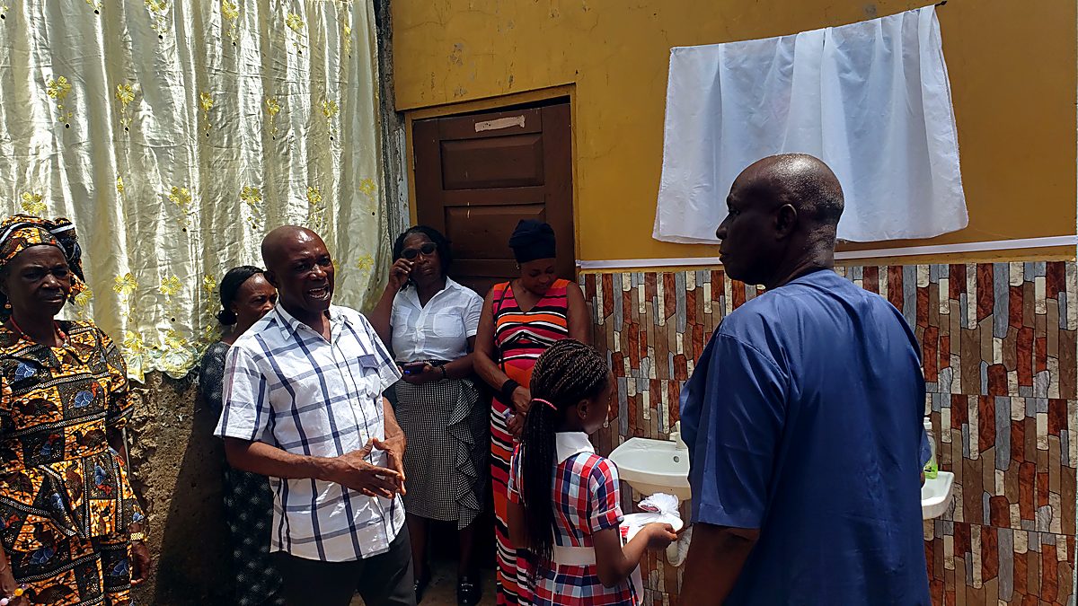 The commissioning of the new KG washroom facility