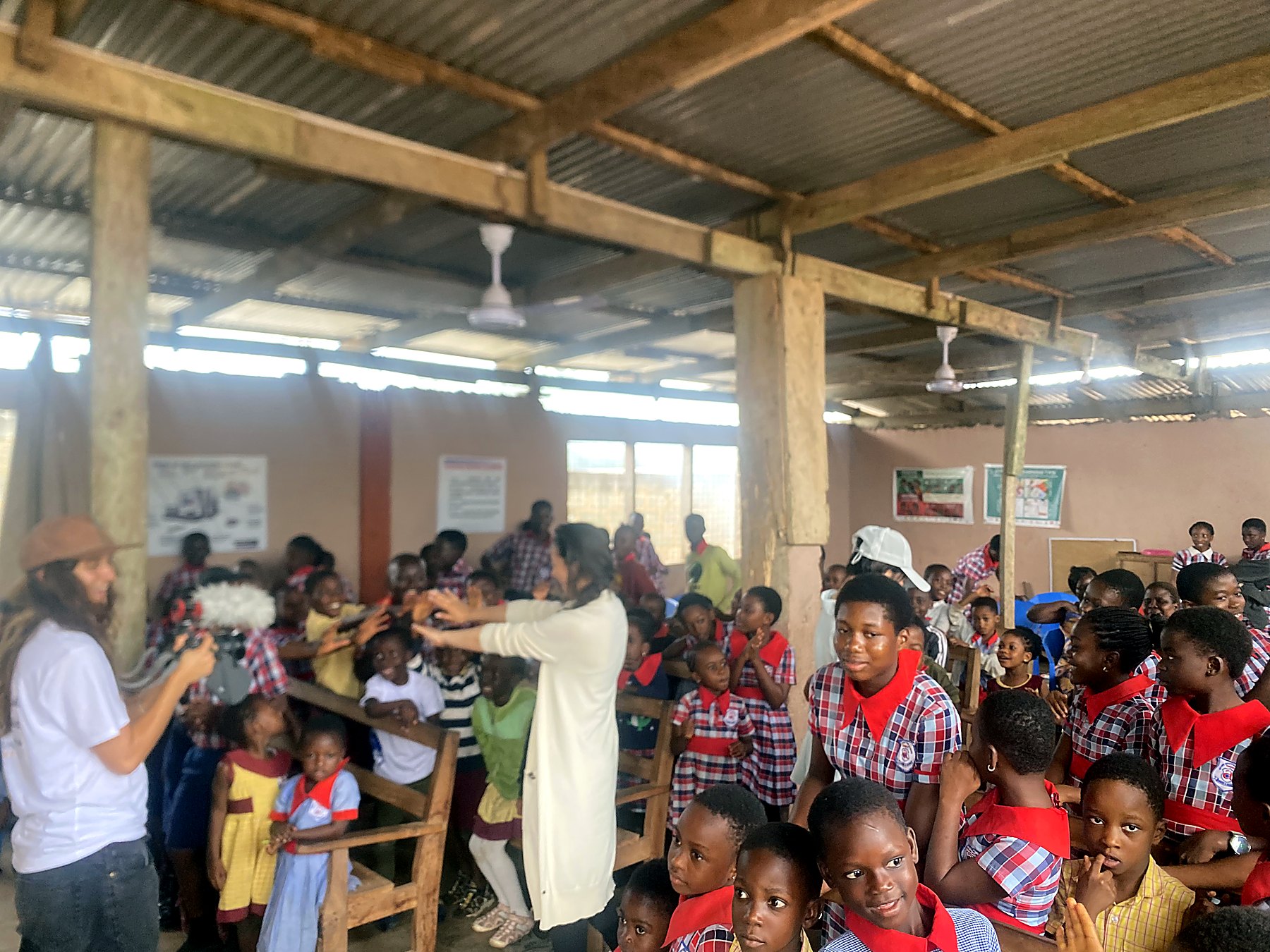 Pupils of Mamfe Apostolic School Complex in class